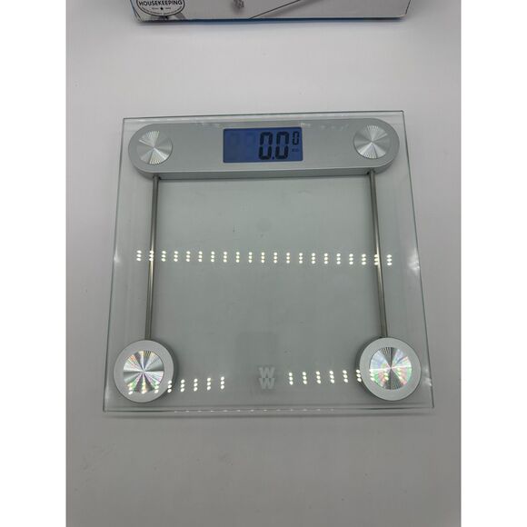 Weight Watchers Digital Glass Scale 400 lbs capacity Tempered Glass NIB - Picture 1 of 10